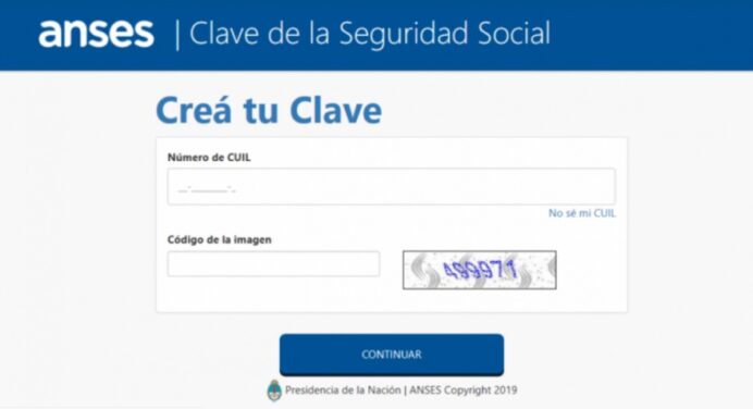 Clave de Seguridad Social Anses